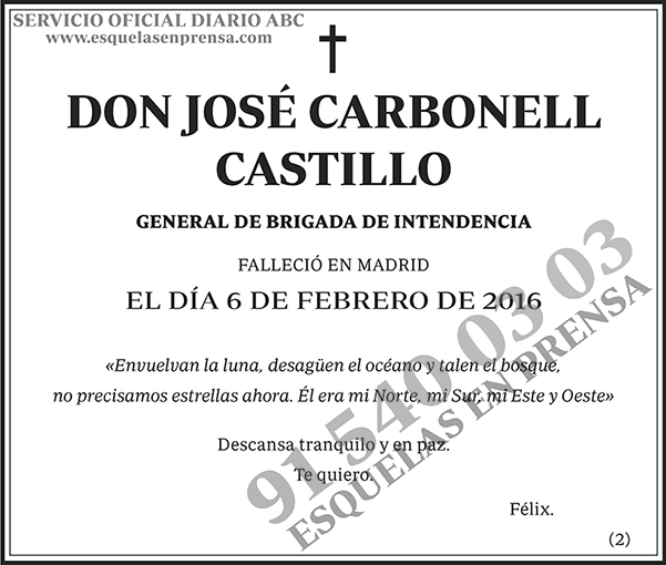 José Carbonell Castillo